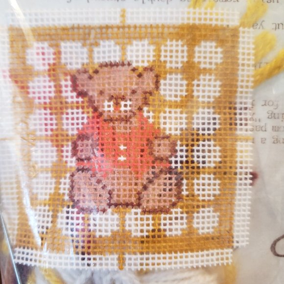 Stitch and Stuff Embroidery Ornament Kit - Teddy Bear - Red Shirt - Picture 4 of 5